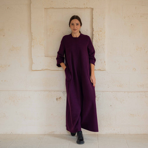 Teresa Jumpsuit in Aubergine