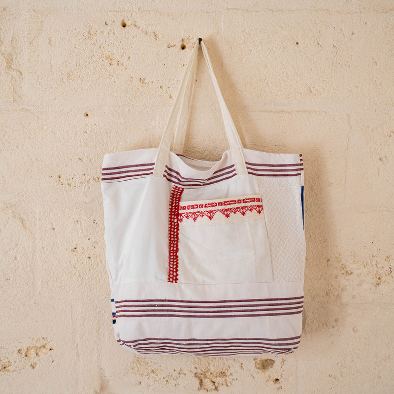 Anna Siciliano x BE Beach Bag Red one of a kind