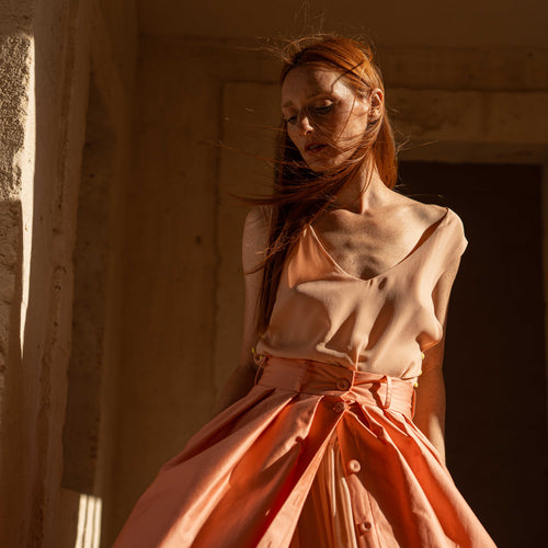 Marta Ferri x BE Massaia Skirt Nude