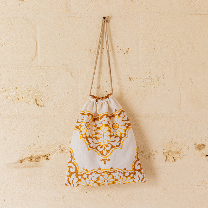 String bag Yellow - One of a Kind