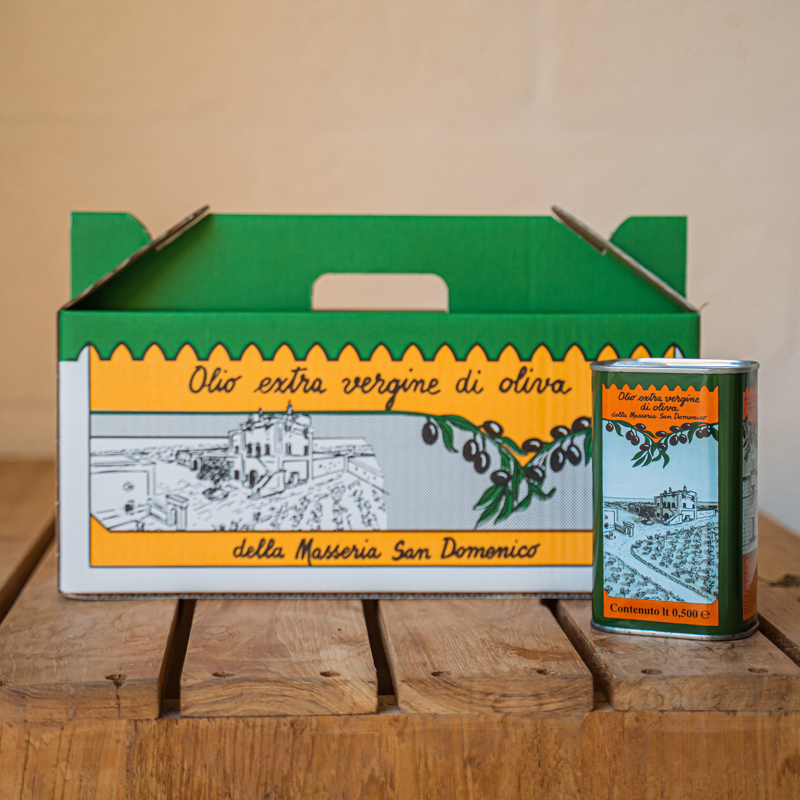 Extra Virgin Olive Oil Gift Box 3 Litres (6 x 0,5L) – Bottega Egnazia