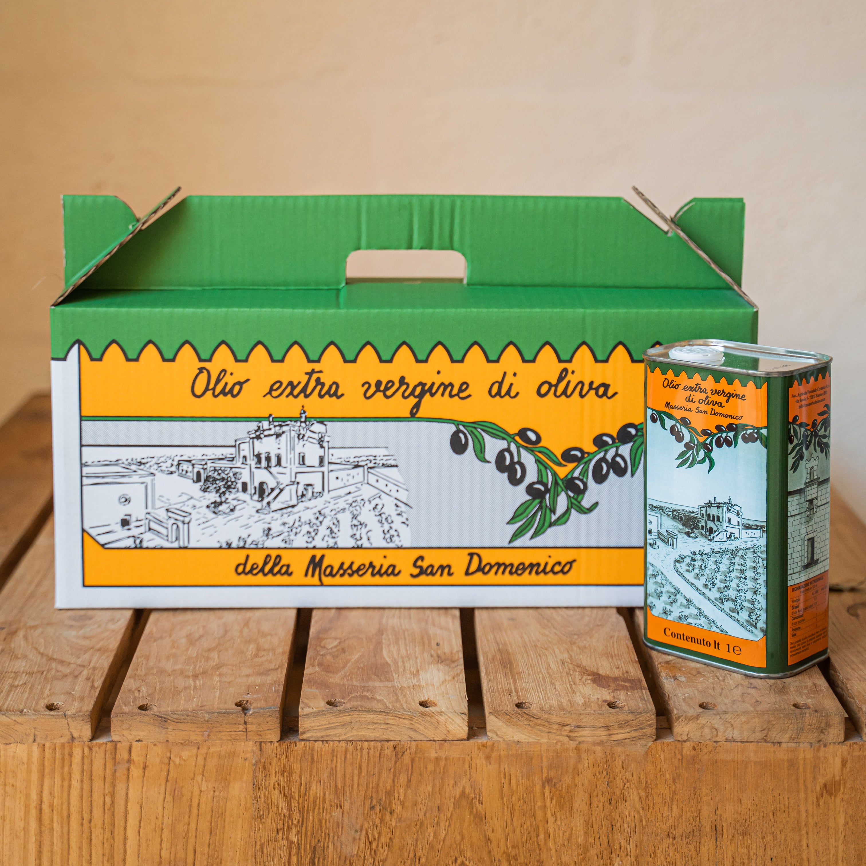 Extra Virgin Olive Oil Gift Box 6 Litres (6 x 1L) – Bottega Egnazia